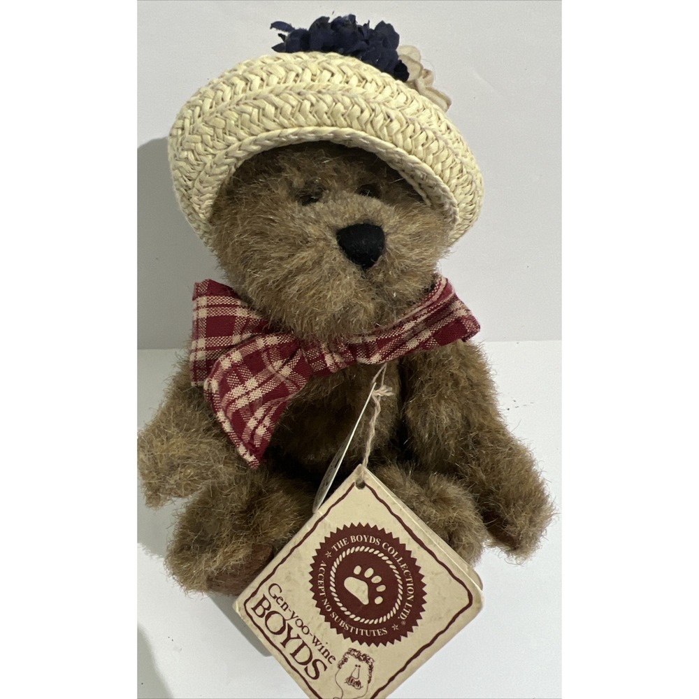 Boyds Bears "Betty Jane Maybeary" Jointed Plush 7" Tall Best Dressed With Tags - Picture 5 of 6